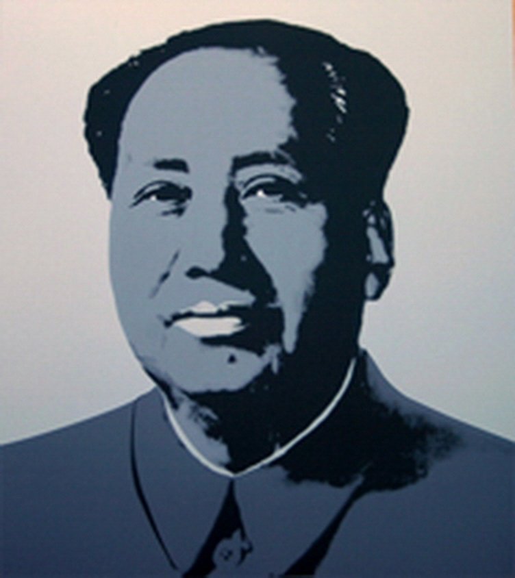 ANDY WARHOL MAOSILVER SUNDAY B. MORNING: Mao - Serigraph - By Andy Warhol Sunday B Morning. This Is A Sunday B. Mornings Editions Serigraph That Is Stamped On The Verso In Blue Ink “Published By Sunday B Morning” – “Fill In Your Own 