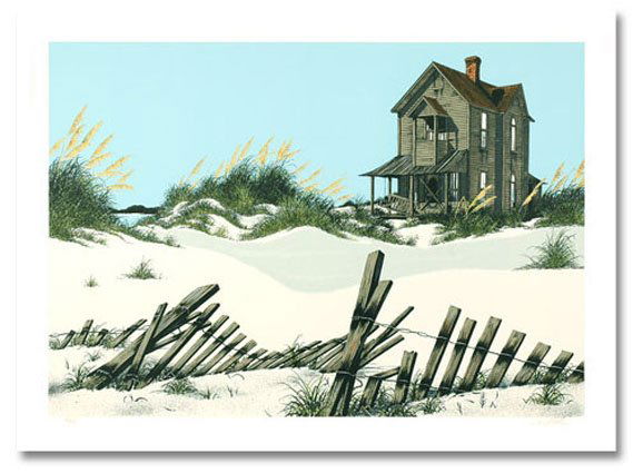 DAVID MANN HAUNTED LIMITED ED HAND SIGNED LITHOGR: Lithograph Hand Signed By David Mann Titled "Haunted". Made On Archival Quality Paper. This Piece Was Hand Signed By David Mann Himself. Pencil Numbered From A Limited Edition Of 1000. Image Measures