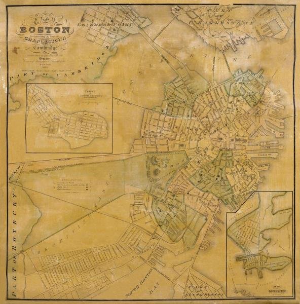 GEORGE G. SMITH - BOSTON, 1835: George G. Smith - Boston, 1835 - Giclée On Canvas - 35 1/2 X 36 In.