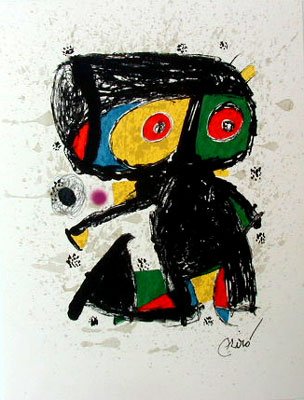JOAN MIRO POLI XV YEARS LITHOGRAPH: Joan Miro Lithograph Titled "poli Xv Years" . Medium: Lithograph On Guarro Paper, Plate Signed. Paper Size: 14" X 11" Comes With A Certificate Of Authenticity. Comes Unframed. In Mint Condition!