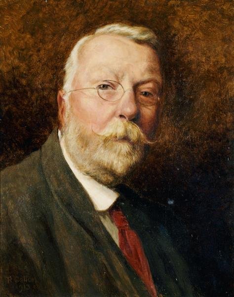 ROBERT GALLON - A SELF PORTRAIT: Robert Gallon - A Self Portrait - Giclée On Canvas - 28 1/2 X 36 In.