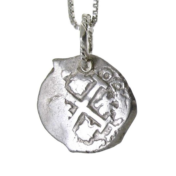 A GREAT SMALL SHIPWRECK COIN DATED 1701.: A Great Small Shipwreck Coin Dated 1701.- - -Sizes-Measures: .75" Diameter--