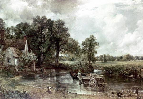 JOHN CONSTABLE - HAYWAIN - Giclée on Canvas: JOHN CONSTABLE - HAYWAIN - Giclée on Canvas 36 x 25 in.