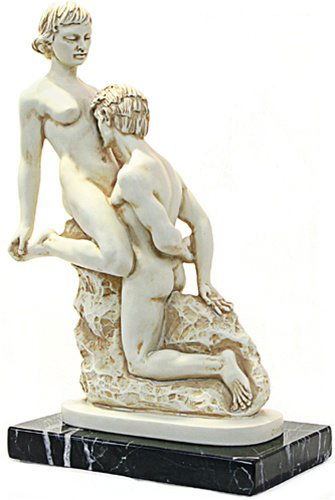 AUGUSTE RODIN THE ETERNAL IDOL STONE SCULPTURE: Sculpture Entitled "Eternal Idol" By Auguste Rodin. Highly Collectible, Quality, Bonded Stone Sculpture With Marble Base. Sculpture Measures 11" H. X 6.5" W. X 4" L. Weighs Almost 5 Pounds. Guaranteed