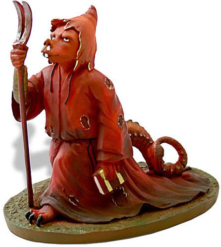 HOODED FIGURE BY GRUNEWALD: Hooded Figure By Grunewald - Size: 4.5 In. X 4.5 In. X 3 In. Item Type: Statue Material: Resin With Hand-painted Color Details Weight (lbs): 0.6 Lbs - - Recluse Anthony Is Besieged By Forces Of Darkne