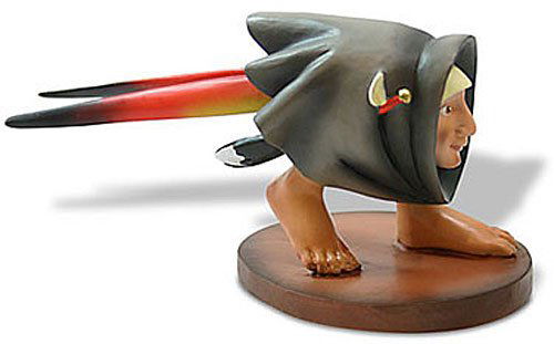 HEADFOOTER FROM LAST JUDGEMENT BY HIERONYMUS BOSCH: Headfooter From Last Judgement By Hieronymus Bosch - Size: 2.5 In. X 4.5 In. X 2 In. Item Type: Statue Material: Resin With Hand-painted Color Details Weight (lbs): 0.3 Lbs - - On The Foreground Of Th