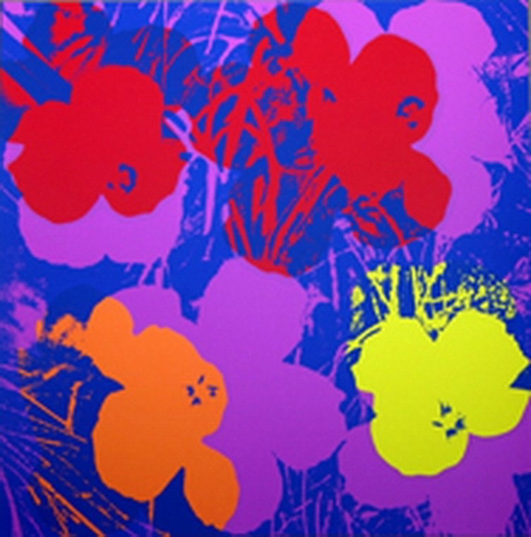 ANDY WARHOL FLOWERS SUNDAY B. MORNING: Flowers - Serigraph - By Andy Warhol Sunday B Morning. This Is A Sunday B. Mornings Editions Serigraph That Is Stamped On The Verso In Blue Ink “Published By Sunday B Morning” – “Fill In Your 
