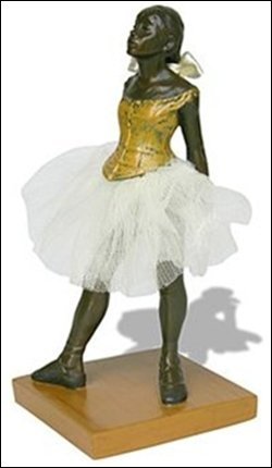 LITTLE DANCER STATUE BY EDGAR DEGAS: Little Dancer Statue By Edgar Degas - Size: 8 1/2 In. X 3 1/4 In. X 3 1/4 In. Item Type: Statue Material: Resin With Hand-painted Color Details Weight (lbs): 0.9 Drop - The Fourteen-year-old Dancer (p