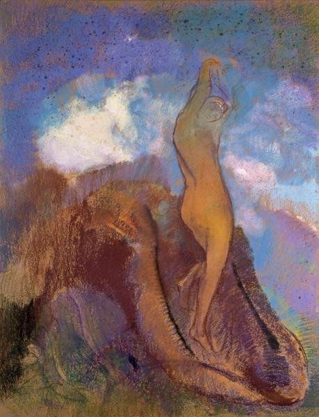 ODILON REDON - THE BIRTH OF VENUS - GICLÉE ON: Odilon Redon - The Birth Of Venus - Giclée On Canvas 27 5/8 X 36 In. - A Giclée Print Is The Highest Quality Print Available Today. Because There Is No Visible Dot Screen Pattern, The Resulting Imag