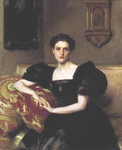 JOHN SINGER SARGENT - ELIZABETH WINTHROP CHANDLER -: John Singer Sargent - Elizabeth Winthrop Chandler - Giclée On Canvas 29 1/8 X 36 In. - A Giclée Print Is The Highest Quality Print Available Today. Because There Is No Visible Dot Screen Pattern, Th