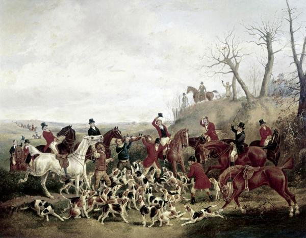 HENRY THOMAS ALKEN - KILL - GICLÉE ON CANVAS: Henry Thomas Alken - Kill - Giclée On Canvas - 30 X 23 3/8 In. - A Giclée Print Is The Highest Quality Print Available Today. Because There Is No Visible Dot Screen Pattern, The Resulting Image Has