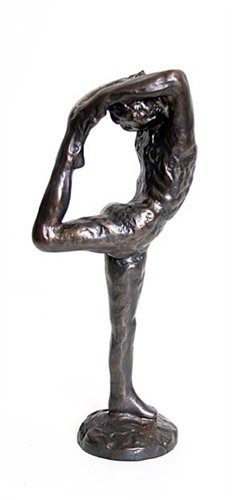 DANCER MOVEMENT A BY RODIN: Dancer Movement A By Rodin - Size: 9"h X 2.2"w X 3"d Item Type: Rodin Statue Material: Resin - Bronze Finish Weight (lbs): 0.8 - - Mouvements De Danse (1910-1911) As Rodin Grew Older, His Work Became 