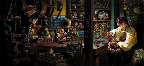 HAND SIGNED - DEAN MORRISSEY - THE MAGIC DOOR: The Magic Door - By Dean Morrissey - Hand Signed - Limited Edition Print - Image Size: 31"w X 14 1/4"h. Edition Size:950