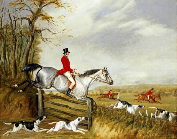 HENRY THOMAS ALKEN -THE BELVOIR HUNT - GICLÉE ON CANVAS: Henry Thomas Alken -the Belvoir Hunt - Giclée On Canvas -44 X 34 5/8 In. - A Giclée Print Is The Highest Quality Print Available Today. Because There Is No Visible Dot Screen Pattern, The Resulting