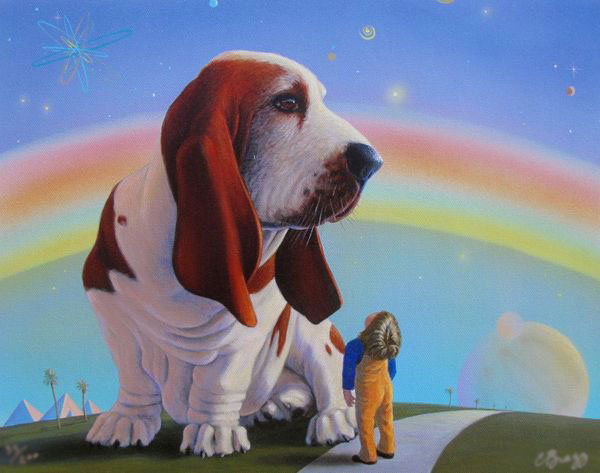 CHARLES LYNN BRAGG NEW HORIZON HAND SIGNED LIMITED ED.: Charles Lynn Bragg Limited Edition Hand Signed Giclee Titled "New Horizon". Medium: Giclee On Canvas Hand Signed And Numbered By Bragg. Edition Size: 100. Canvas Size: 17" X 14".