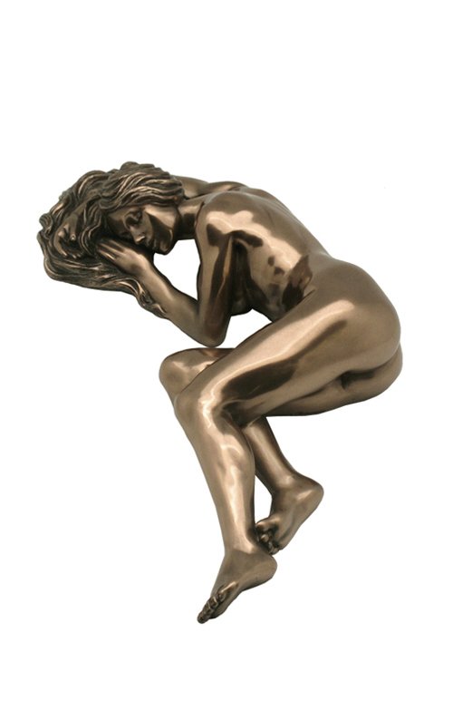 NUDE FEMALE - BRONZE: Nude Female - Material - Bronze - Size - 8 3/4