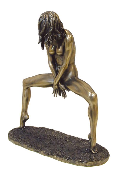 NUDE FEMALE - BRONZE: Nude Female - Material - Bronze - Size - 9 1/8