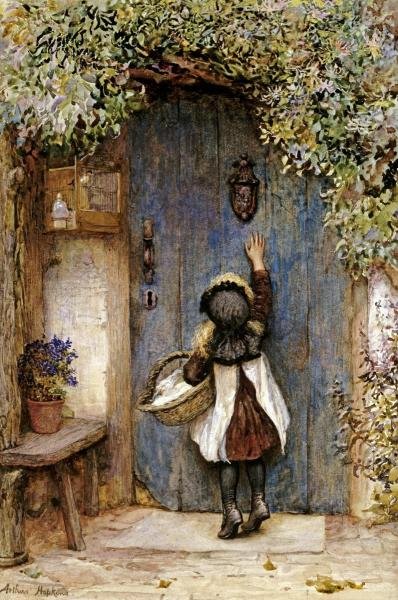 ARTHUR HOPKINS - THE VISITOR - GICLÉE ON CANVAS: Arthur Hopkins - The Visitor - Giclée On Canvas - 20 X 30 In. - A Giclée Print Is The Highest Quality Print Available Today. Because There Is No Visible Dot Screen Pattern, The Resulting Image Has A