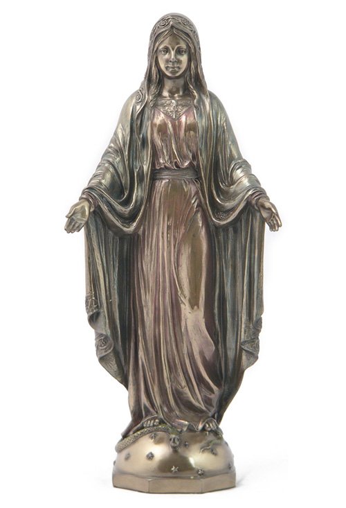 LADY OF GRACE - BRONZE: Lady Of Grace - Material - Cold Cast Bronze - Size - 10 1/4