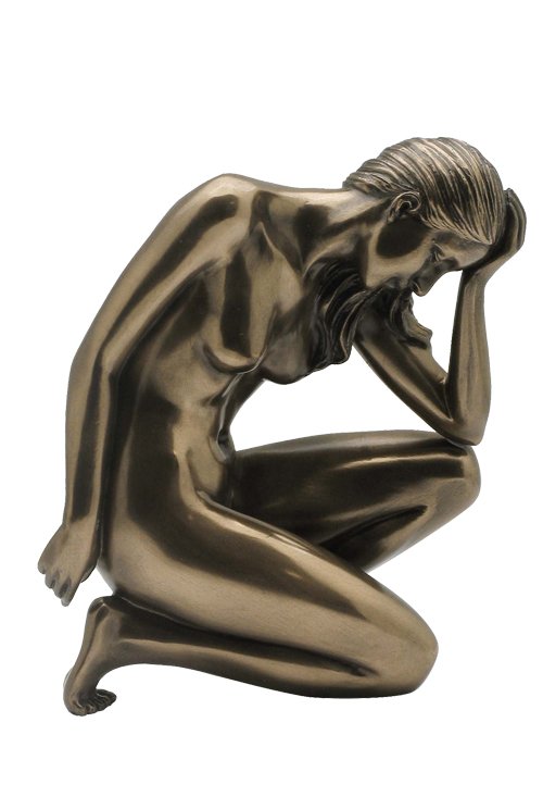 NUDE FEMALE - BRONZE: Nude Female - Material - Cold Cast Bronze - Size - 4 7/8