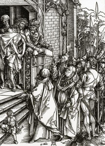 ALBRECHT DURER - THE GREAT PASSION 3: ALBRECHT DURER - THE GREAT PASSION 3 - 25 7/8 x 36 in. - Museum Wrapped The Piece Of Art Is Ready To Hang Or Lean Against A Wall, Or Display On An Easel. - A Giclée Print Is The Highest Quality Print