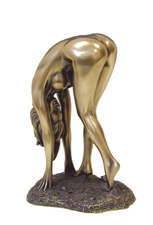 NUDE FEMALE - BRONZE: Nude Female - Material - Cold Cast Bronze - Size - 6 3/4