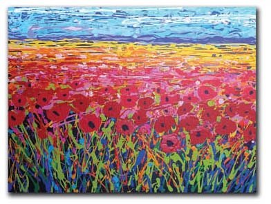 ICING IN THE CAKE: ICING IN THE CAKE - Icing In The Cake, Giclee Canvas Icing On The Cake Is A Floral Canvas Giclee By Jeff Boutin. ¥ This 9x12 Canvas Is Gallery Wrapped Ð Giclee on Canvas The Canvas Actually Wraps Ar
