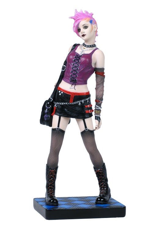 PUNK GIRL: Punk Girl - Material - Poly Stone - Size - (h) 9 3/4