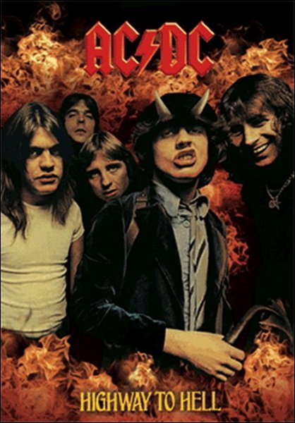 AC/DC - Highway To Hell - 3-D Hologram: 3-D Hologram Art - AC/DC - Highway To Hell - Paper Size: 18.50 x 26.50 in. Image Size: 18.50 x 26.50 in.
