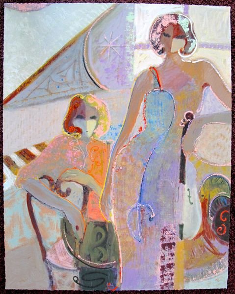 Sabzi SWEET MEMORIES Hand Signed Limited Ed. Giclee on: This is a gorgeous limited edition original hand signed giclee on paper by Sabzi titled “SWEET MEMORIES". This piece is hand signed by the artist. Numbered from a printers proof edition 11/15. Comes