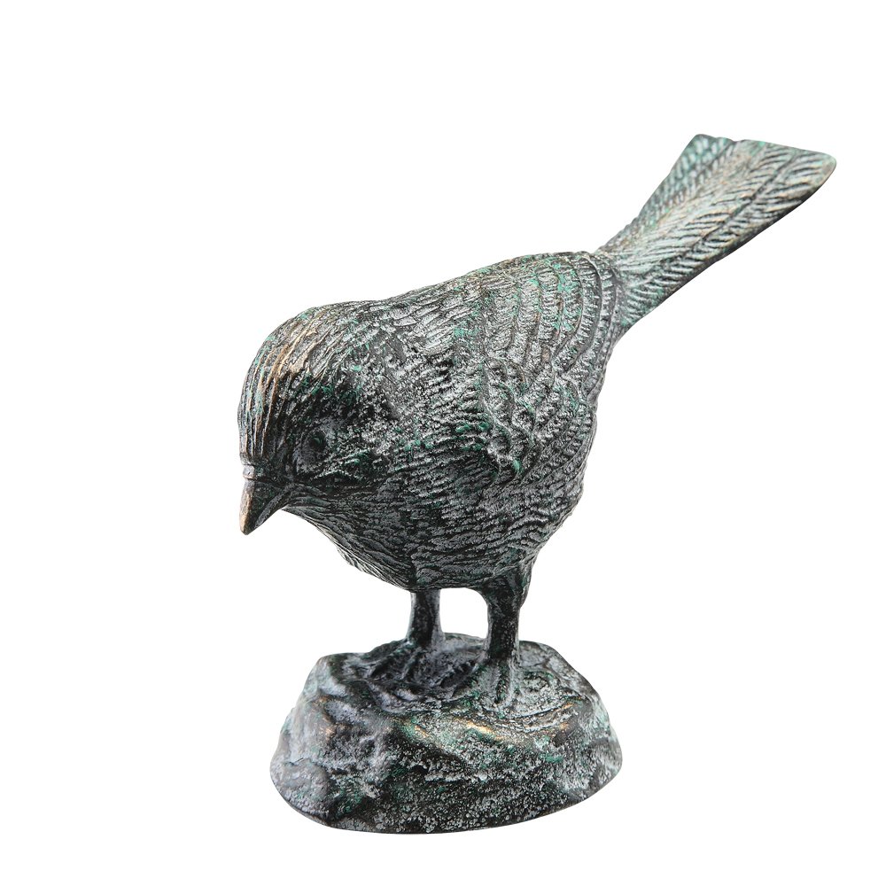 OUR LITTLE CHICKADEE: Our Little Chickadee - Weight: 0.3 Lbs - Size: 4"H 5.5"W 2.5"D - Material: ALUMINUM