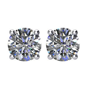 BASKET-STYLE FRICTION POST STUD EARRING: Basket-style Friction Post Stud Earring - 0.544 DWT - Gram Weight: 0.85 - Metal: Sterling Silver
