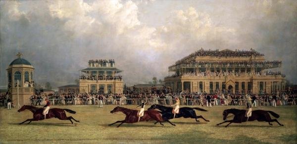 J. F. HERRING - DONCASTER GOLD CUP OF 1838: J. F. Herring - Doncaster Gold Cup Of 1838 - 44 X 21 1/2 In. - Gallery Stretched The Piece Of Art Is Ready To Hang Or Lean Against A Wall, Or Display On An Easel. - A Giclée Print Is The Highest Qual