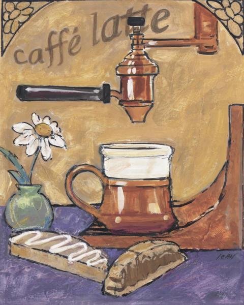 THE LUNTZ COLLECTION - CAFFE LATTE: The Luntz Collection - Caffe Latte - 20 X 24 In. - Gallery Stretched The Piece Of Art Is Ready To Hang Or Lean Against A Wall, Or Display On An Easel. - A Giclée Print Is The Highest Quality Print Av