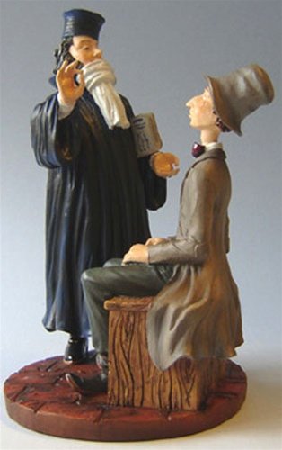 LAWYER BY HONORE DAUMIER: Lawyer By Honore Daumier - Size: 6.3" H Item Type: Statue Material: Resin With Hand-painted Color Details Weight (lbs): 1.5 Lbs - - Here We See Robert Macaire As A Solicitor, Haughty And Pompous. The