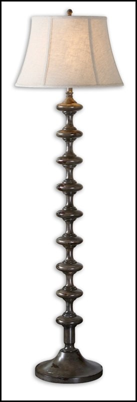 ANTONELLO SOLID WOOD FLOOR LAMP: Antonello Solid Wood Floor Lamp - Voltage: 110 - Material: MDF, Solid Wood, Metal & Fabric - Overall Depth: 19 Inches - Overall Width: 19 Inches - Overall Height: 63 Inches - Weight: 20 Lbs. - Descrip
