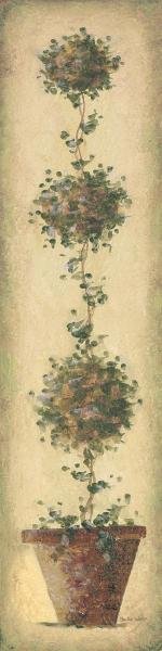 SYLVAN LAKE COLLECTIONS - TALL TOPIARY I: Sylvan Lake Collections - Tall Topiary I - 11 X 44 In. - Gallery Stretched The Piece Of Art Is Ready To Hang Or Lean Against A Wall, Or Display On An Easel. - A Giclée Print Is The Highest Quality Pr