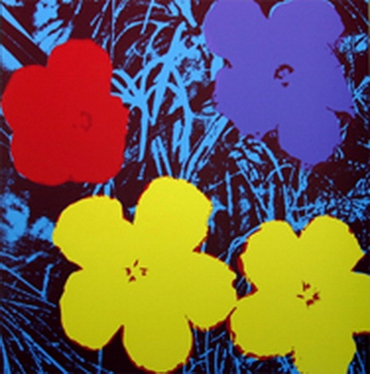 ANDY WARHOL FLOWERS SUNDAY B. MORNING: Flowers - Serigraph - By Andy Warhol Sunday B Morning. This Is A Sunday B. Mornings Editions Serigraph That Is Stamped On The Verso In Blue Ink “Published By Sunday B Morning” – “Fill In Your 