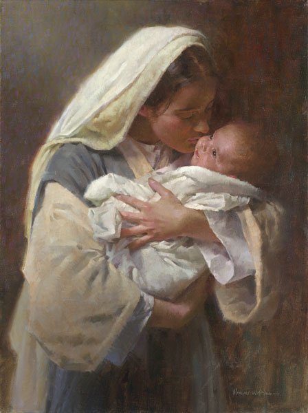 KISSING THE FACE OF GOD - MORGAN WEISTLING: Kissing The Face Of God - Morgan Weistling - Hand Signed - Open Edition Print - Image Size: 11"w X 14"h. - “This painting was inspired by the phrase ‘kissing the face of God,’ which I heard in a