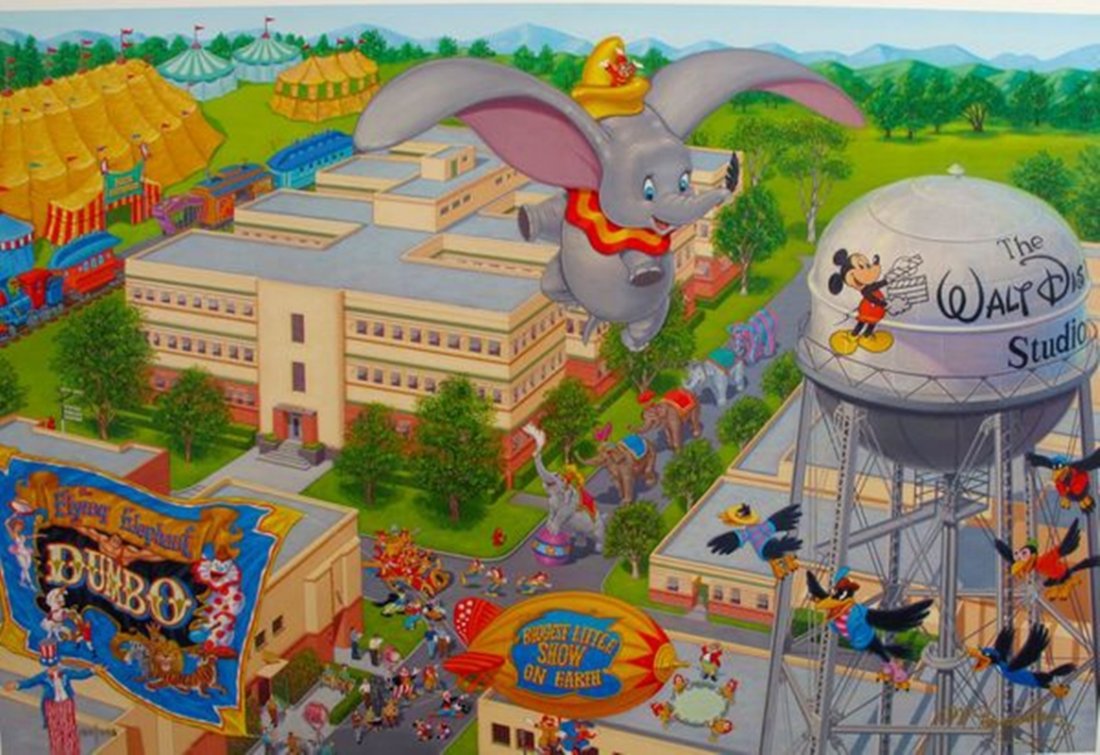 MANNY HERNANDEZ DISNEY "A DAY AT THE STUDIO" HAND: You Will Be Bidding On A Hand Signed Original Mixed Media Serigraph Print By Manny Hernandez Titled "a Day At The Studio". This Piece Is Numbered From An Edition Of 795. Image Size: 18" X 27". Paper S