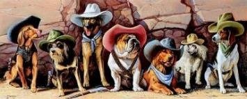 BRYAN MOON__MAGNIFICANT SEVEN, THE* OPEN EDITION PRINT: Magnificant Seven, The* Open Edition Print - Magnificant Seven, The* 10x25 By Bryan Moon