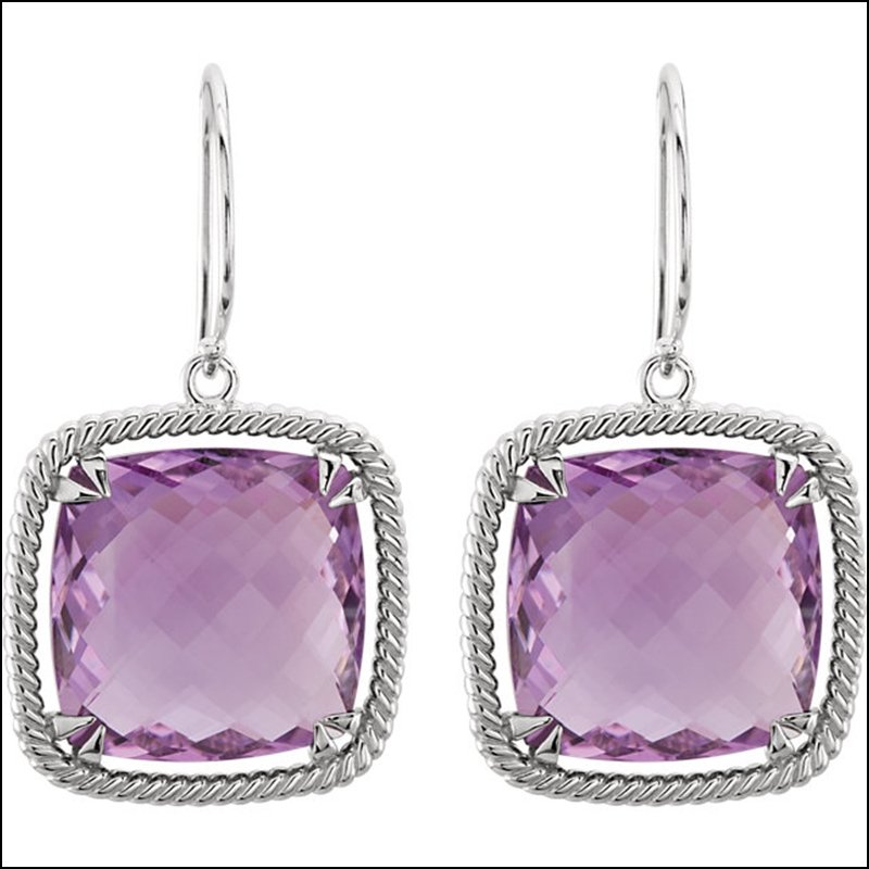 Antique Square Dangle Earrings