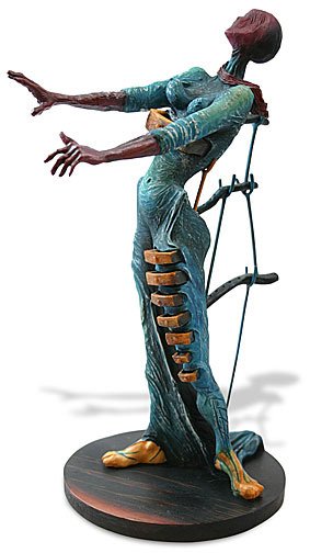 BURNING GIRAFFE WOMAN WITH DRAWERS BY SALVADOR DALI: Burning Giraffe Woman With Drawers By Salvador Dali - Size: 7.5 In. X 5 In. X 3.5 In. Item Type: Statue Material: Resin With Hand-painted Color Details Weight (lbs): 0.6 Lbs - - Dali Painted "burning 