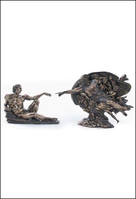 THE GENESIS - BRONZE: The Genesis - Adam - Material - Cold Cast Bronze - Size - 11