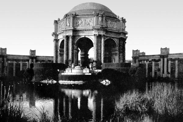 VINTAGE SAN FRANCISCO - PALACE OF FINE ARTS, SAN: Vintage San Francisco - Palace Of Fine Arts, San Francisco, Ca - 30 X 20 1/8 In. - This Giclée Print Is Gallery Stretched And Ready To Hang Or Lean Against A Wall, Or Display On An Easel. - A Giclée