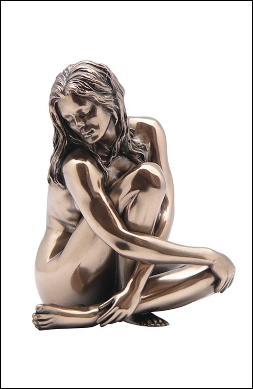 NUDE FEMALE - BRONZE: Nude Female - Material - Cold Cast Bronze - Size - 4 3/4