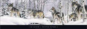 AL AGNEW 10 1/4X36__WINTER PATROL* OPEN EDITION PRINT: Winter Patrol* Open Edition Print - Winter Patrol* By Al Agnew 10 1/4x36