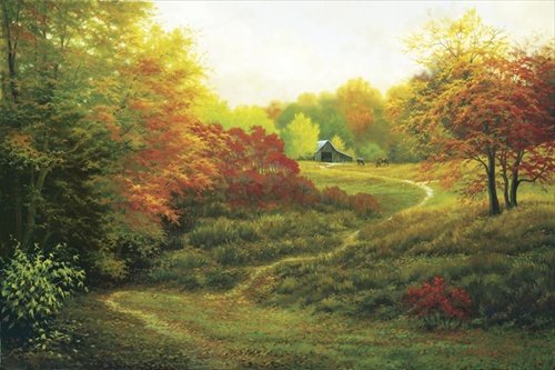 CHARLES WHITE __HOMEWARD PATH, THE ARTIST PROOF: Homeward Path, The Artist Proof - Homeward Path, The Artist Proof By Charles White Limited Edition Canvas
