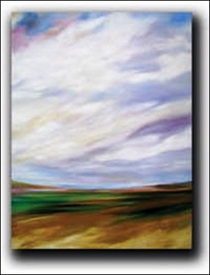 MARY JOHNSTON__IN THE DISTANCE: In The Distance - In The Distance, Giclee Canvas In The Distance Is A Landscape Canvas Giclee By Mary Johnston. ¥ This 9x12 Canvas Is Gallery Wrapped Ð Giclee On Canvas The Canvas Actually Wraps Aro