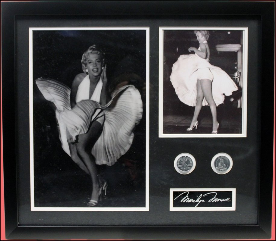 Marilyn Monroe Art Giclee Collage - Subway Grate: Art Giclee Prints - Each Collage Will Vary As They Are One-Of-A-Kind - Framed & Matted - Laser Signature